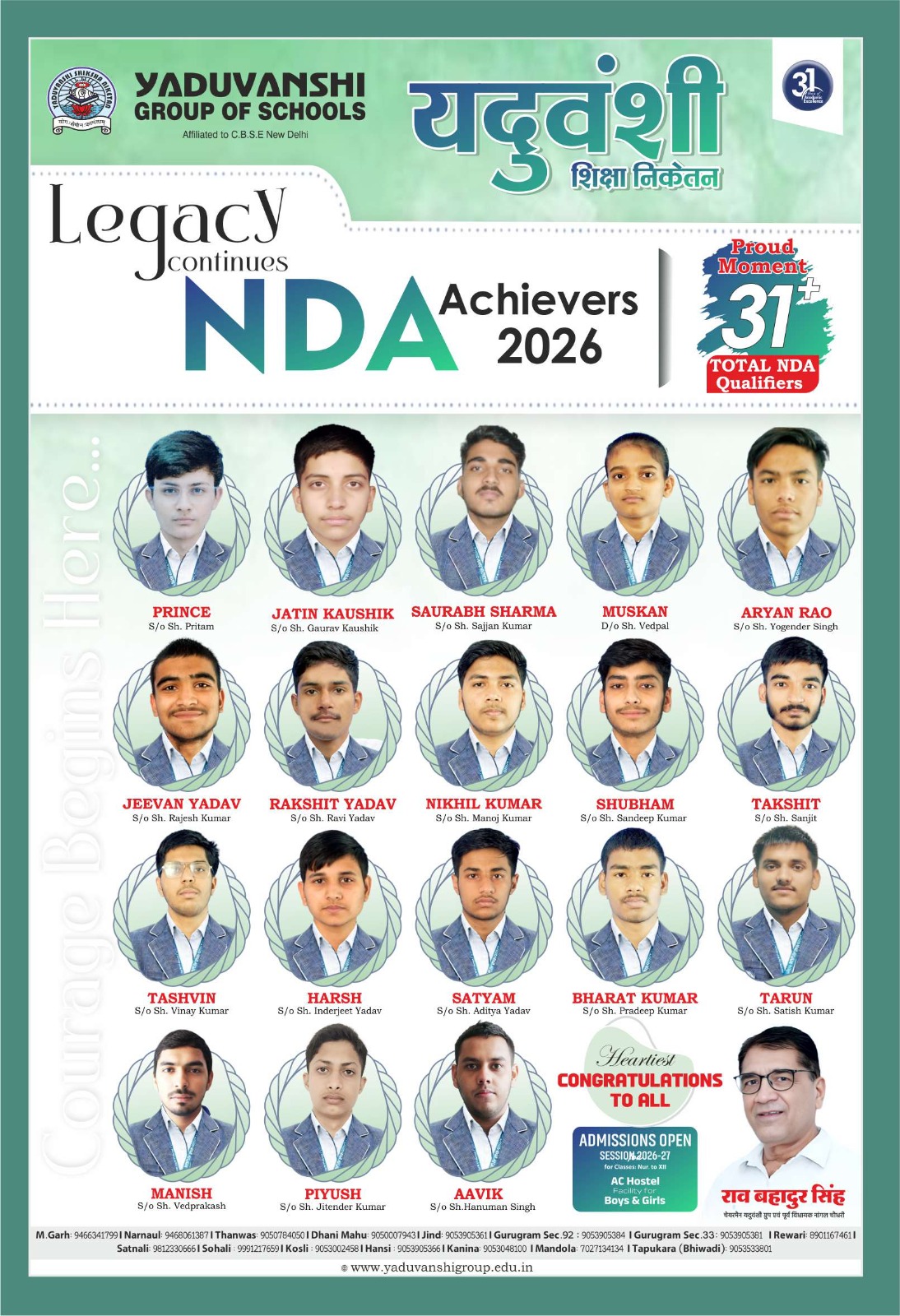 NDA Result